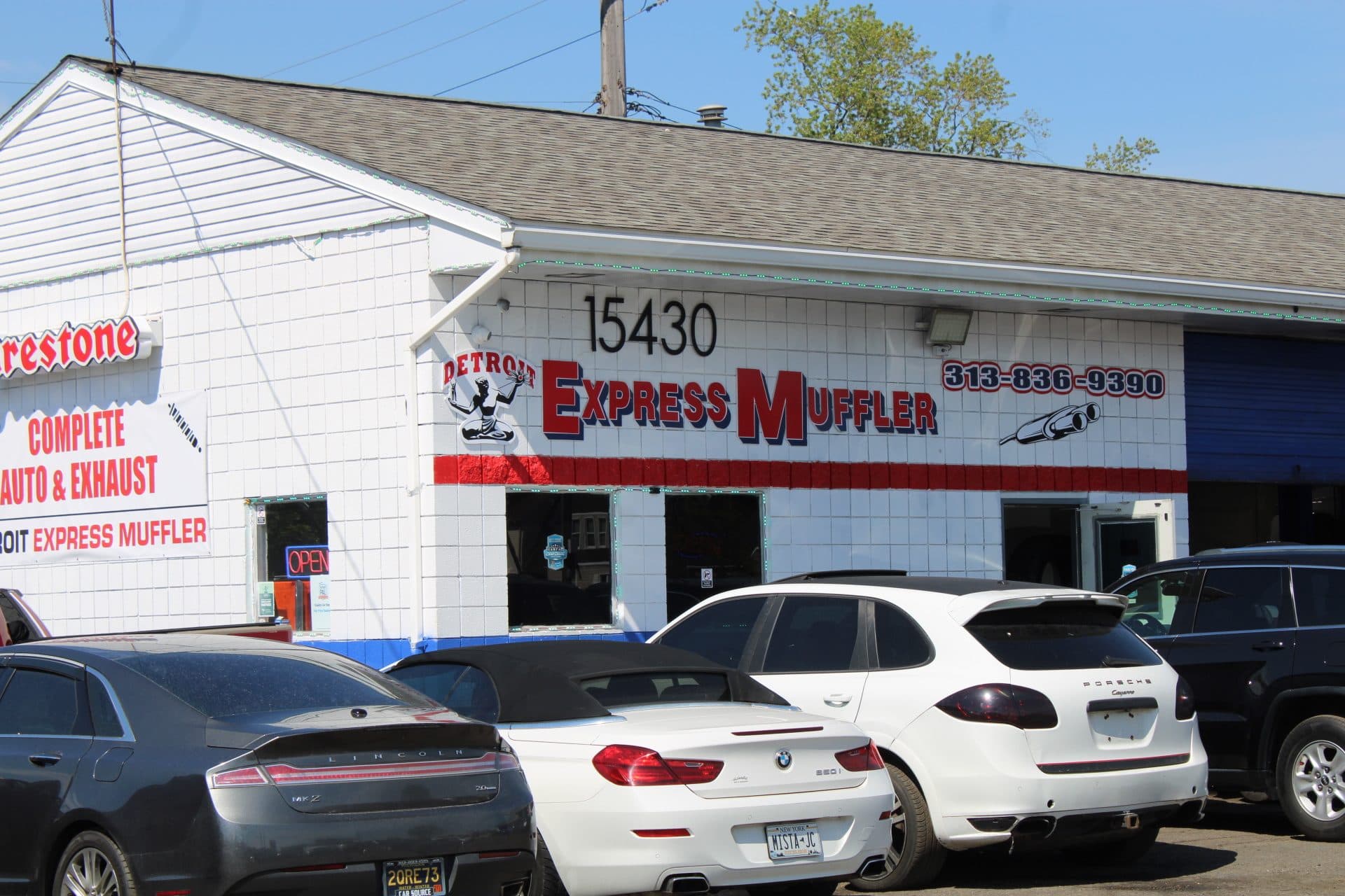 Inside the Detroit Express Muffler garage